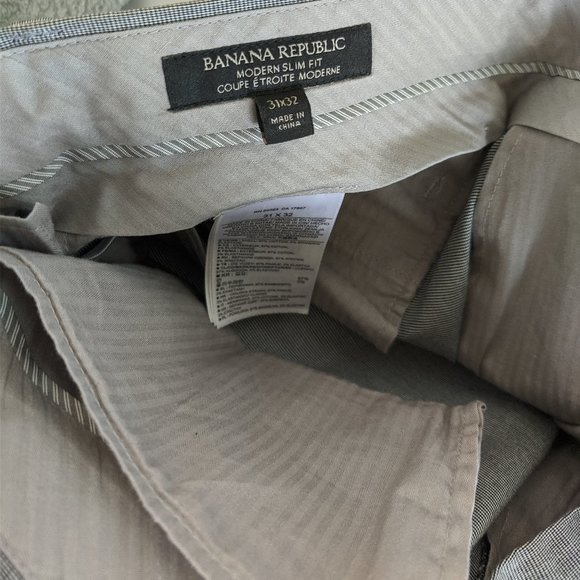 Banana Republic Slim Fit Suit Pants 38R 31x32 - Picture 10 of 14